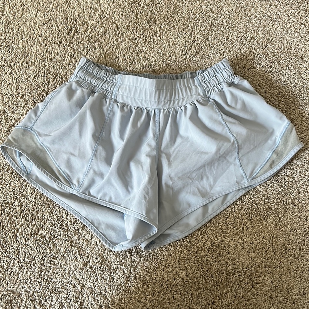 Blue Lululemon Hotty Hot Shorts